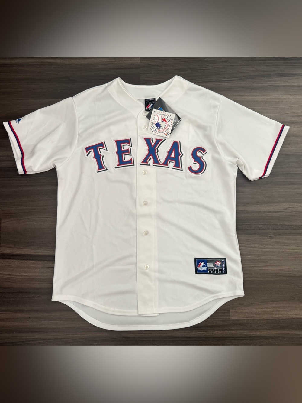 Majestic Texas Rangers Elvis Andrus #1 Jersey MLB Jersey Men’s Large NWT